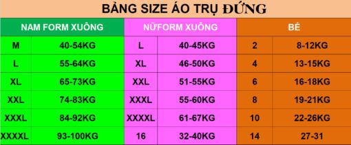 Bang Size Ao Thun Co Tru Dung