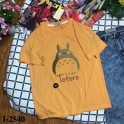 I 2540 Ao Thun Nu Tay Ngan In Totoro