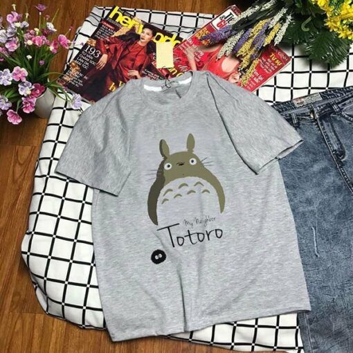 I 2540 Ao Thun Nu Tay Ngan In Totoro Gia Re