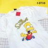 I2710 Áo Thun Nữ Tay Ngắn In Nhân Vật Họa Hình The Simpsons