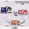 I2883 Áo Thun Gia Đình In I_M DAD MOM BABY
