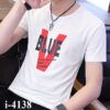 I4138 Các Mẫu Áo Thun Nam Tay Ngắn Đẹp Họa Tiết V BLUE 2019