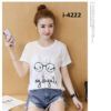 I4222 Áo Thun Nữ Tay Ngắn Đẹp In Thỏ Mắt Kính 2019