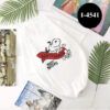 I4541 Áo Thun Tay Ngắn Nữ In Hình Snoopy HAPPY DANCE