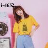 I4652 Áo Thun Unisex Nữ Hình Con Cún 1 Sừng Giá Rẻ