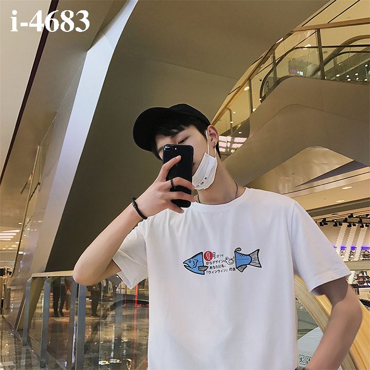 I4683 Bo Si Ao Thun Unisex Nam In Con Ca 2019