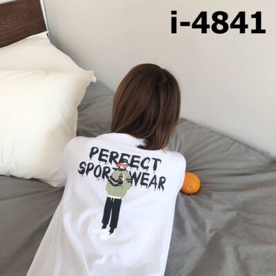 I4841 Ao Thun Unisex Nu In Chu PERFECT SPORT SWEAR 2019