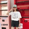 I5048 Áo Thun Unisex Nữ Chân Dung Cậu Bé Mặt Mụn