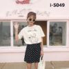 I5049 Áo Thun Unisex Nữ Hình Cô Cái Mặc Đầm FRI NALLY