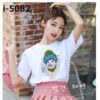I5082 Áo Thun Unisex Nữ Hình Con Heo 2019