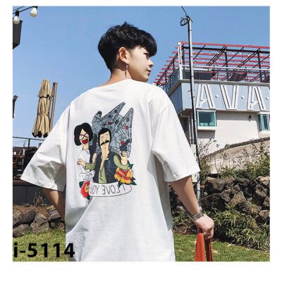 I5114 Ao Thun Nam Unisex Chu I Love You 2019