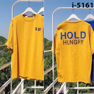 I5161 Ao Thun Nu Unisex Chu 587 HOLD HUNGRY 2019