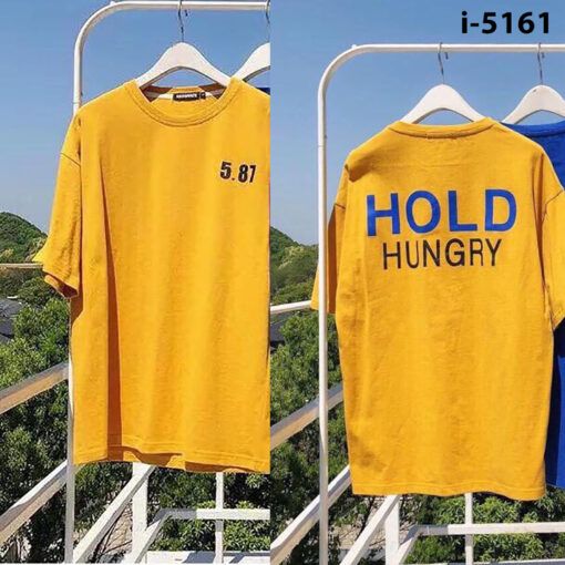 I5161 Ao Thun Nu Unisex Chu 587 HOLD HUNGRY