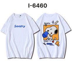 I6460 Ao Thun Cap In Soopy Cho Snoopy Hoat Hinh