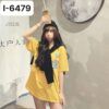I6479 Áo Thun Nữ Unisex Màu Vàng In BEST FRIEND