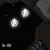 D22 Áo Thun 100 Cotton Phản Quang In Logo A