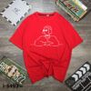 I5493 Áo Thun Unisex Nữ Hình Cô Gái Mắt Kính 2019