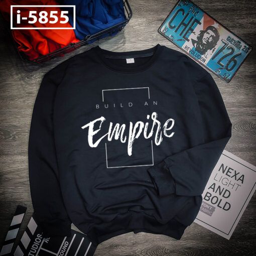 i5855 ao thun vay ca tay dai bo mau den in empire 3216