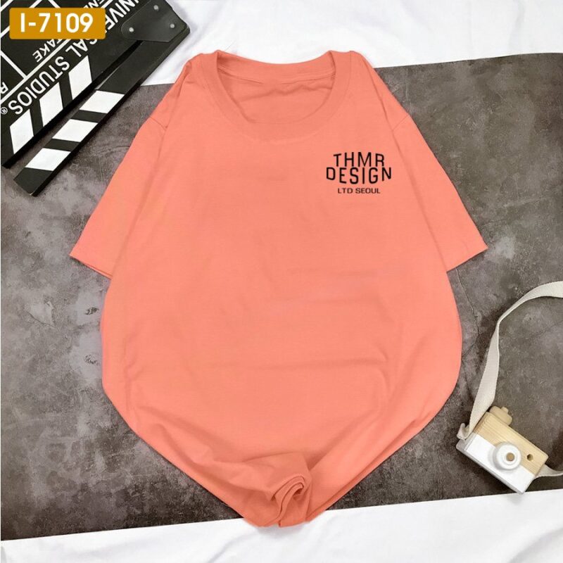 Sỉ áo thun Unisex in hình THMA DESIGN và gấu teddy Carefree -I7109