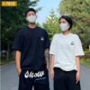 Sỉ Áo Thun Unisex Màu Đen, Trắng In Chữ  In Hình - I7010