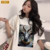 Bán Sỉ Áo Thun Unisex Màu Đen, Trắng In Hình 1 Trong 12 Con Gáp- I7211